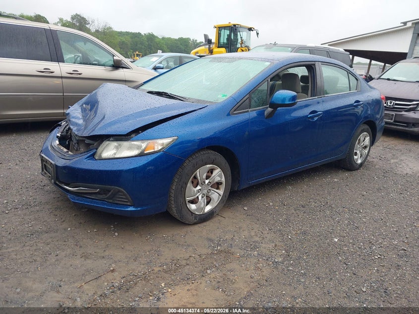 2013 Honda Civic Lx 2HGFB2F51DH552015 photo 1