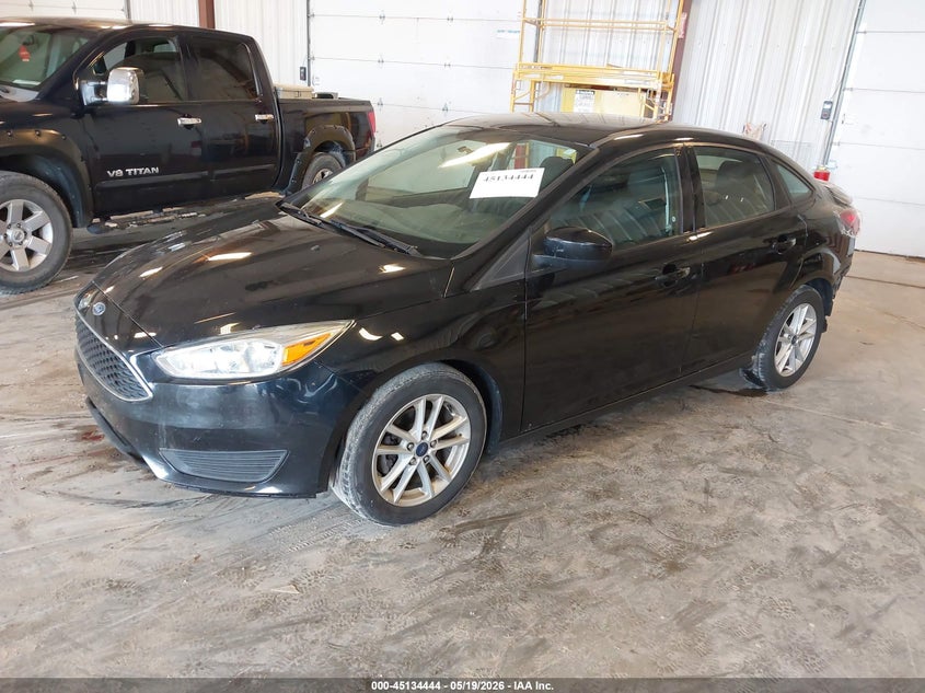 Vin: 1fadp3fe3jl203455, lot: 45632073, ford focus se 20182