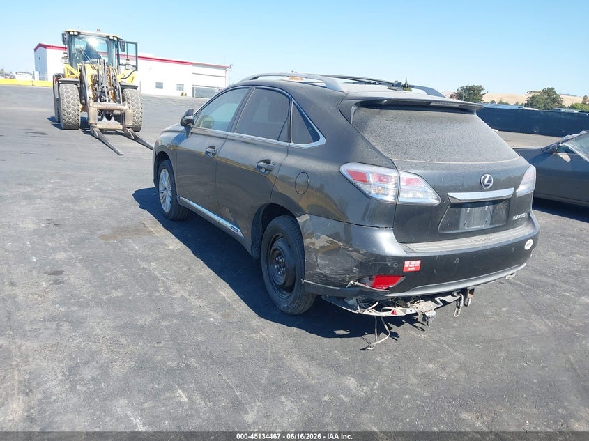 Vin: jtjbc1ba7b2041354, lot: 45632096, lexus rx 450h 20113