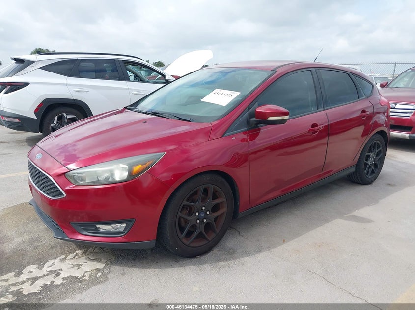 Vin: 1fadp3k26gl326316, lot: 45632104, ford focus se 20162