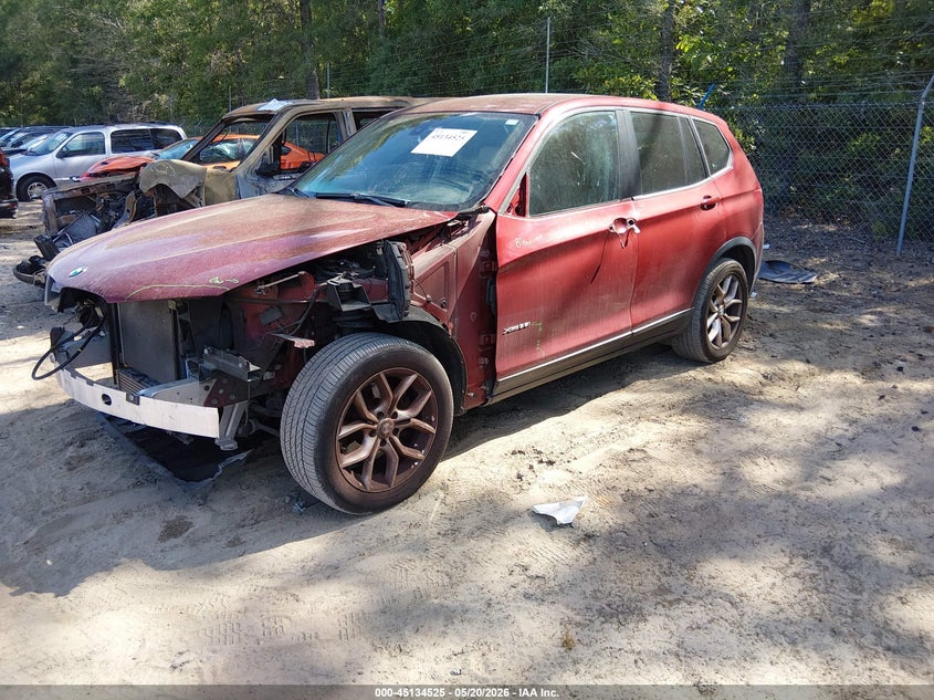 Vin: 5uxwx7c5xdl980717, lot: 45632154, bmw x3 xdrive35i 20132