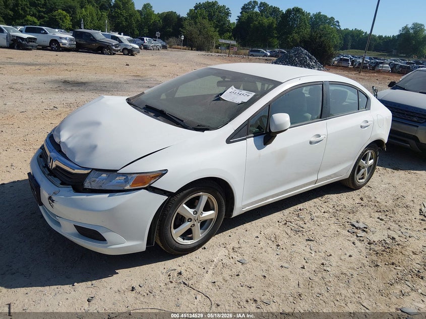 2012 Honda Civic Lx 2HGFB2F57CH580688 photo 1