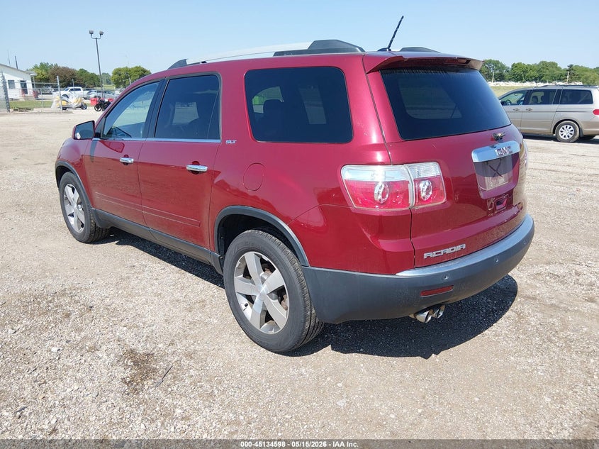 Vin: 1gkkrred2bj196295, lot: 45632227, gmc acadia slt-1 20113