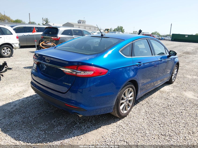 Vin: 3fa6p0uu8hr345104, lot: 45632235, ford fusion hybrid s 20174