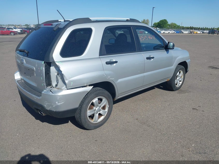 Vin: kndkg3a44a7704637, lot: 45632240, kia sportage lx 20104
