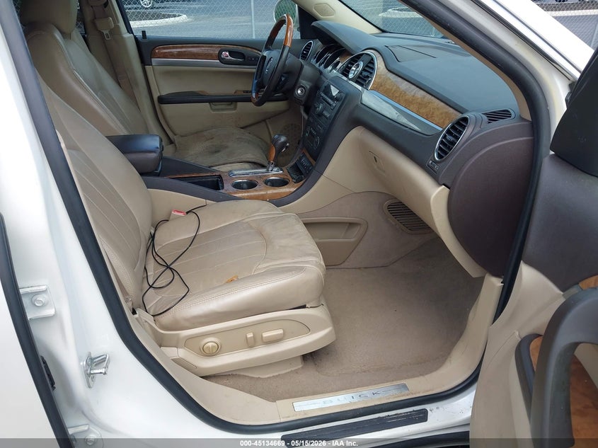 2012 Buick Enclave 3.6 Leather white Lot 111045134669 Vin 5GAKRCED9CJ246380
