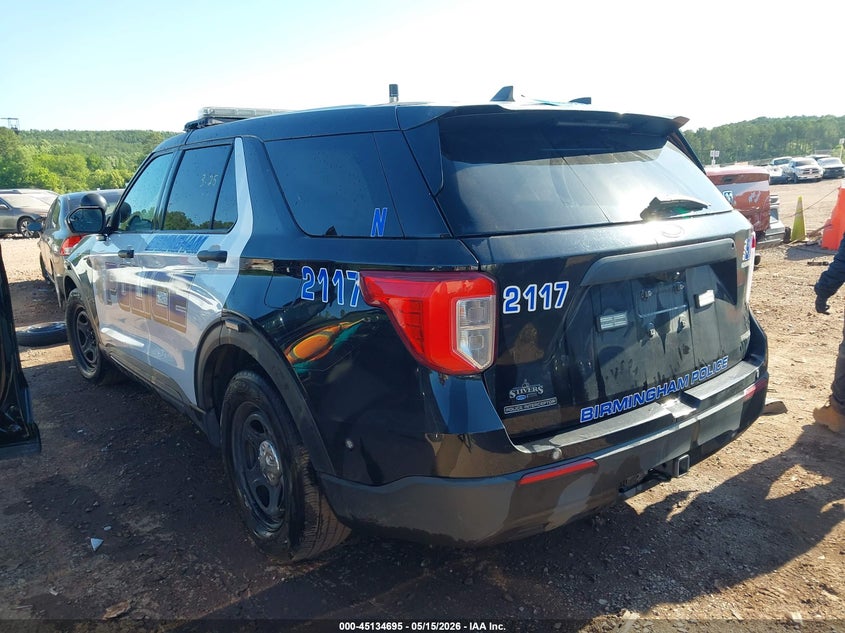 Vin: 1fm5k8aw2mna21048, lot: 45632324, ford police interceptor utility 20213