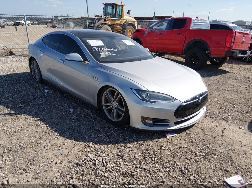2013 TESLA MODEL S auction photo 1