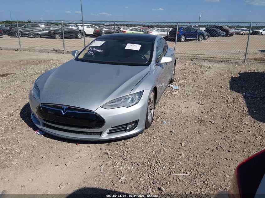 2013 TESLA MODEL S auction photo 2