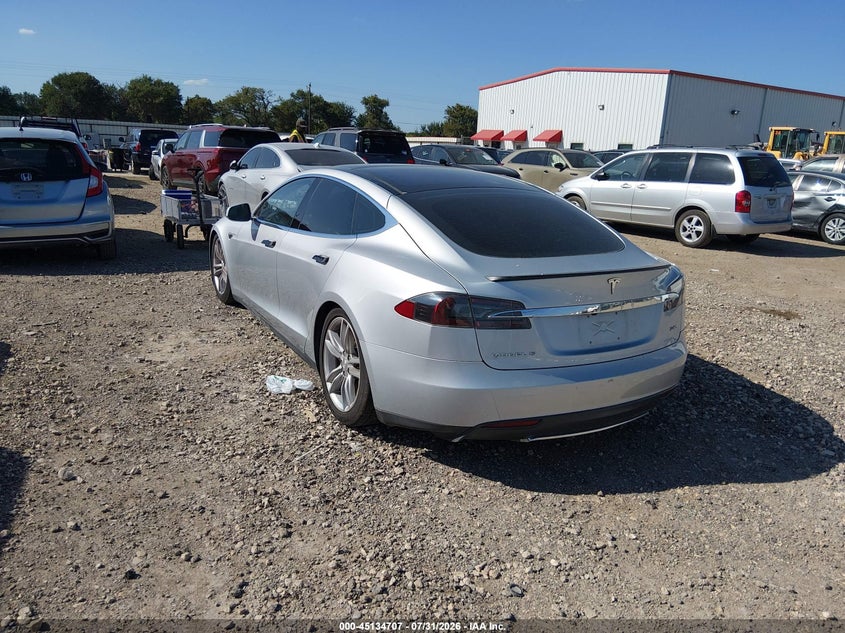 2013 TESLA MODEL S auction photo 3