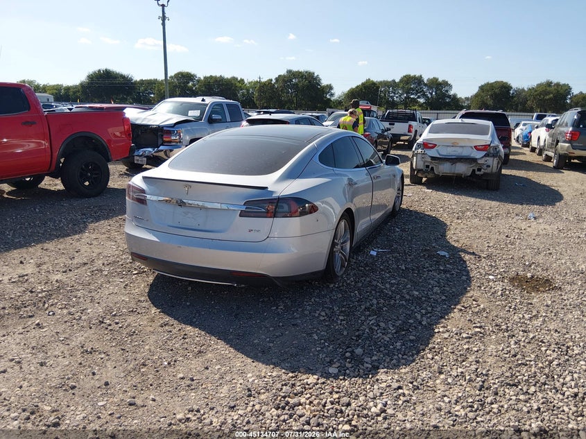 2013 TESLA MODEL S auction photo 4