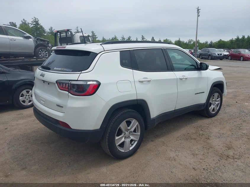 Vin: 3c4njdbb4nt233608, lot: 45632358, jeep compass latitude 4x4 20224
