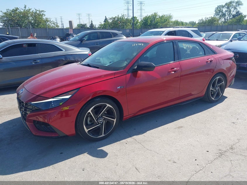 2022 Hyundai Elantra N Line KMHLR4AF2NU349041 photo 1