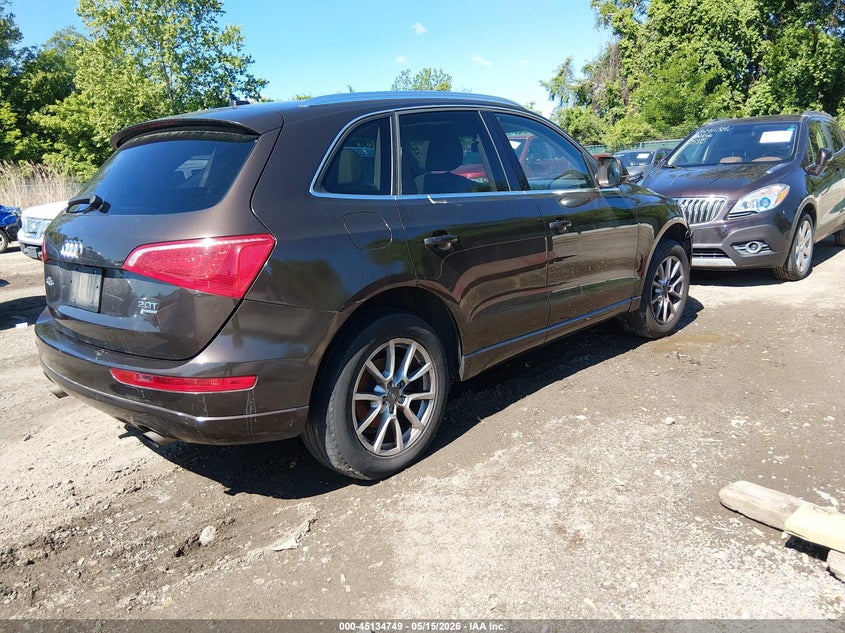 2011 Audi Q5 2.0 2.0T Premium brown Lot 111045134749 Vin WA1LFAFP9BA043541