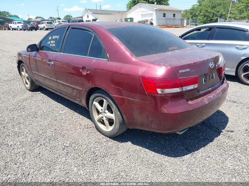 HYUNDAI SONATA 2007 VIN 5NPEU46F17H205546