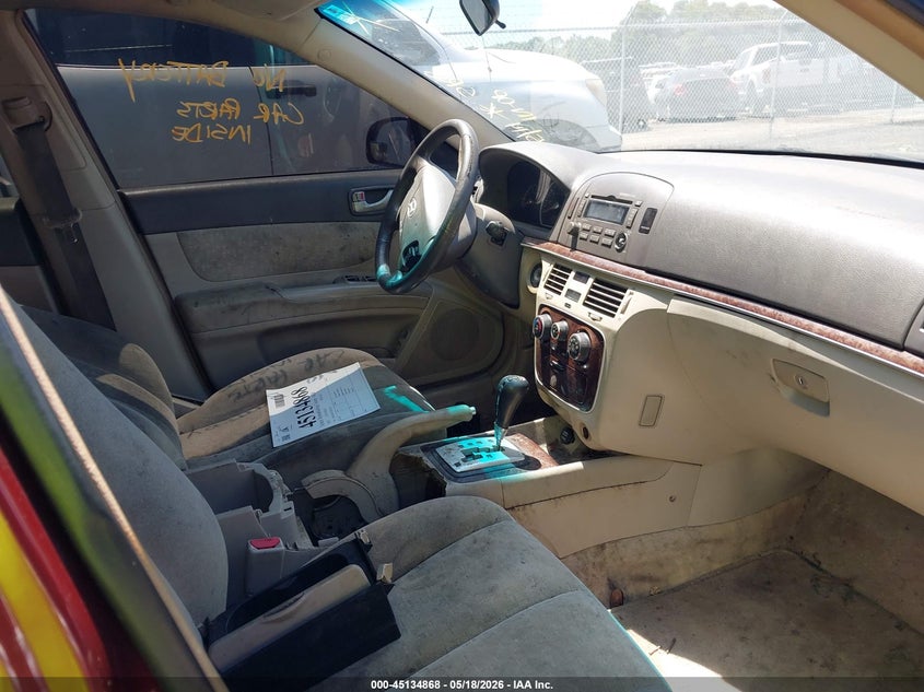 HYUNDAI SONATA 2007 VIN 5NPEU46F17H205546