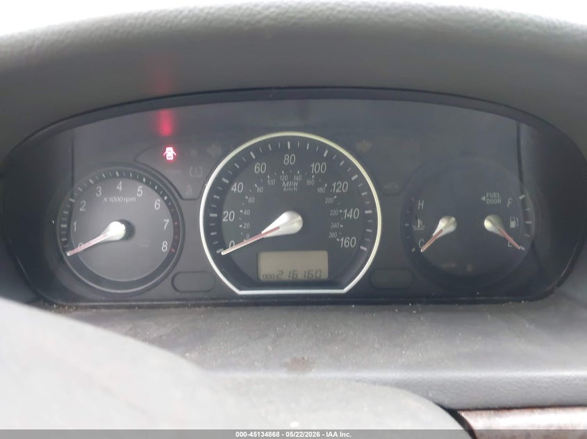HYUNDAI SONATA 2007 VIN 5NPEU46F17H205546