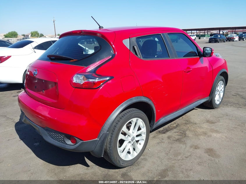 Vin: jn8af5mr5ft509215, lot: 45632526, nissan juke s 20154