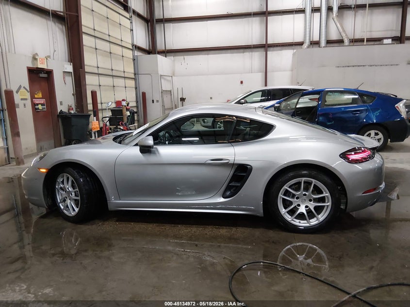 2023 Porsche 718 Cayman T VIN: WP0AA2A8XPK260244 Lot: 45134972