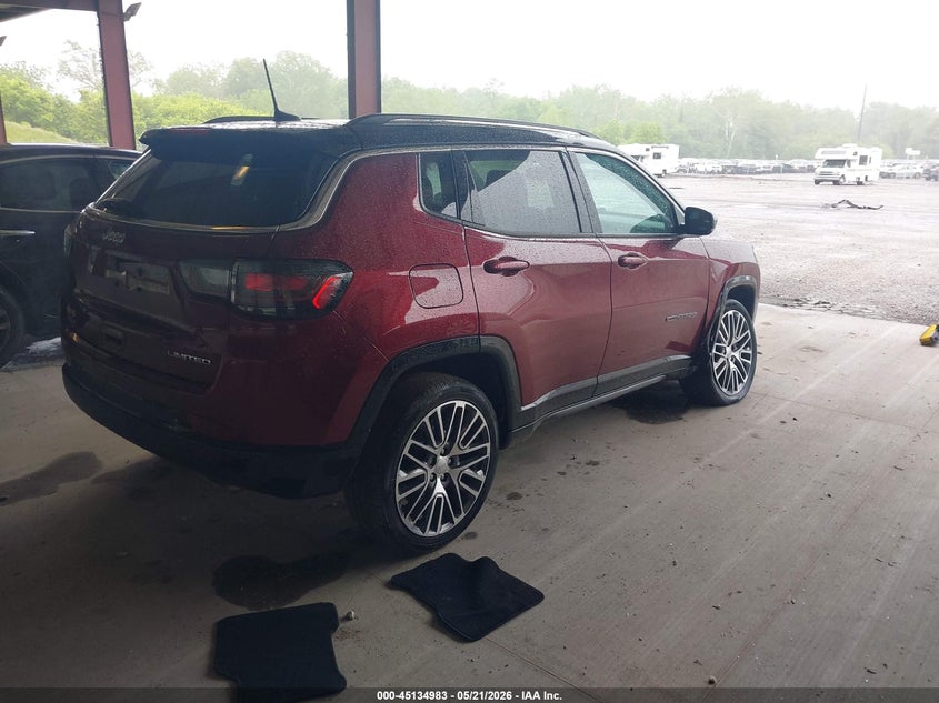 Vin: 3c4njdcb1nt108807, lot: 45632612, jeep compass limited 4x4 20224
