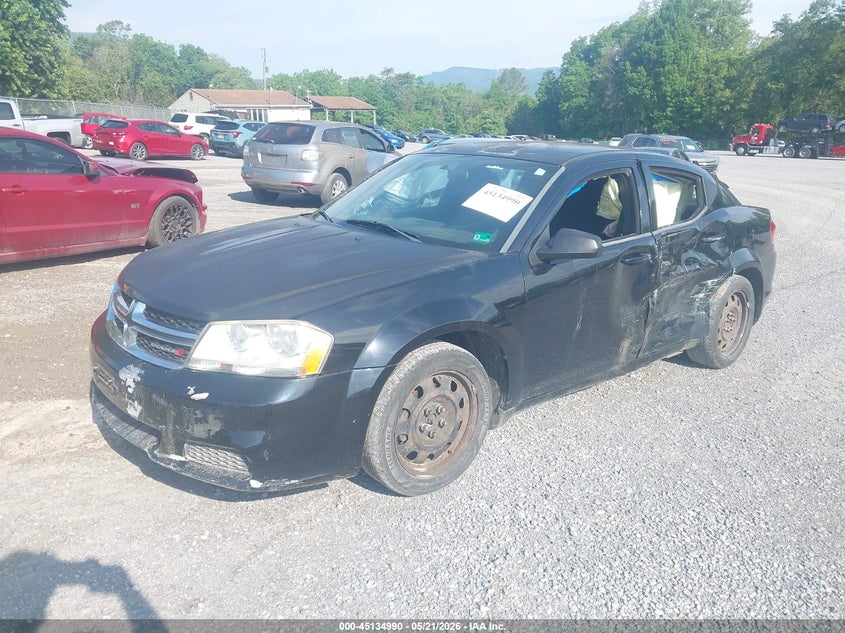Vin: 1c3cdzab2en226187, lot: 45632619, dodge avenger se 20142