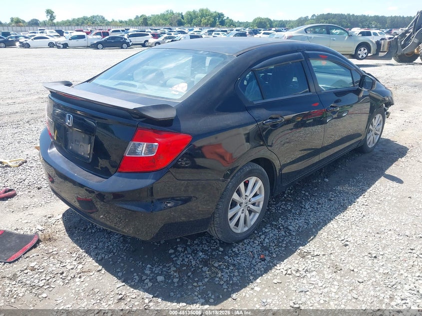 2012 HONDA CIVIC SEDAN 1.8L I-4 VVT, 140HP