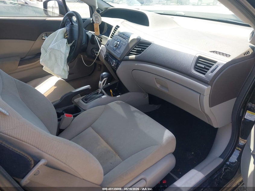 2012 HONDA CIVIC SEDAN 1.8L I-4 VVT, 140HP