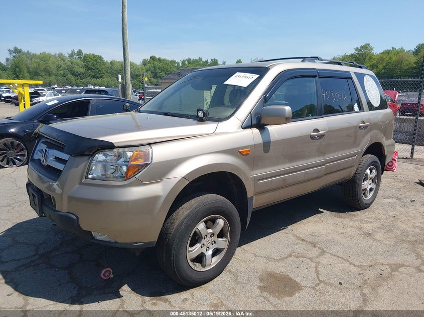 2007 Honda Pilot Ex-L 2HKYF18617H524061 photo 1