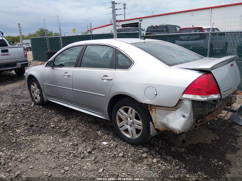 Vin: 2g1wb5e37c1137670, lot: 45632691, chevrolet impala lt 20123