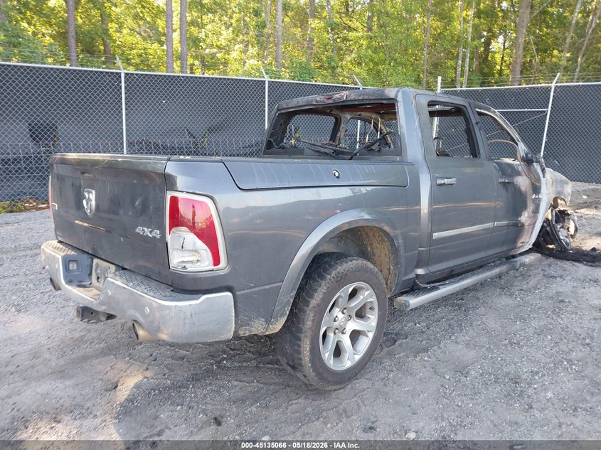 Vin: 1c6rr7nm0hs874924, lot: 45632695, ram 1500 laramie  4x4 5'7 box 20174