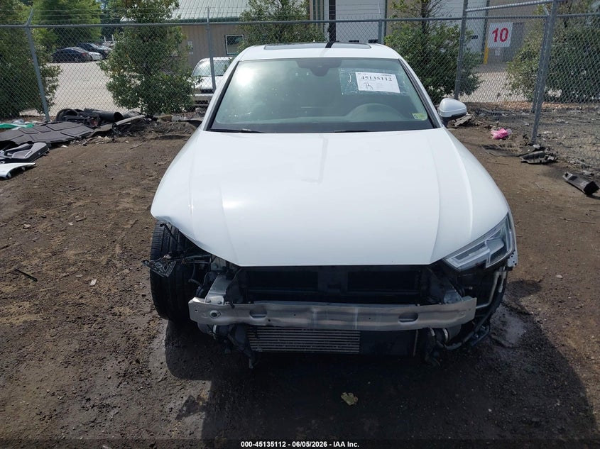2017 Audi A4 2.0T Premium VIN: WAUENAF4XHN024390 Lot: 45135112