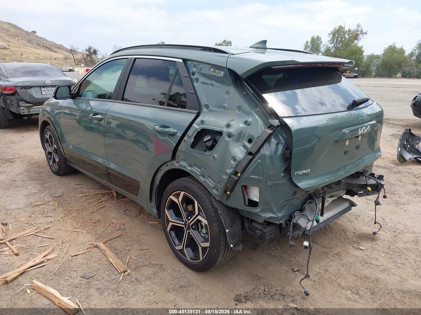 Vin: kndcr3le8p5114496, lot: 45632759, kia niro ex touring 20233