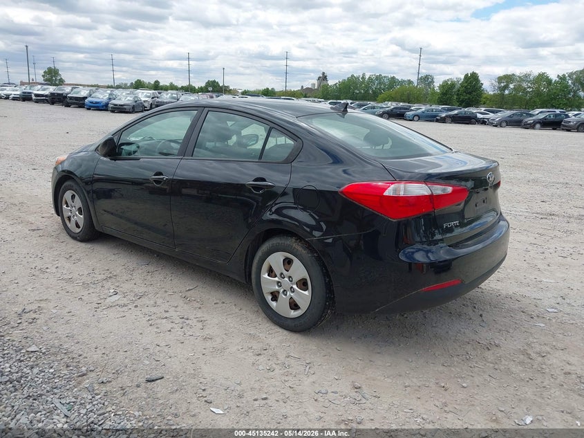 Vin: knafk4a6xg5575327, lot: 45632871, kia forte lx 20163