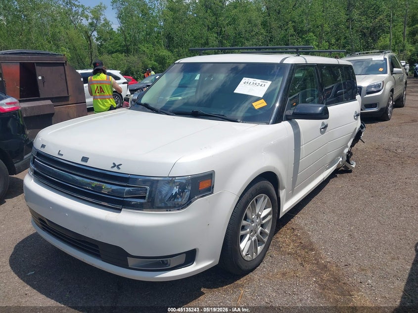 Vin: 2fmgk5c82fba19448, lot: 45632872, ford flex sel 20152