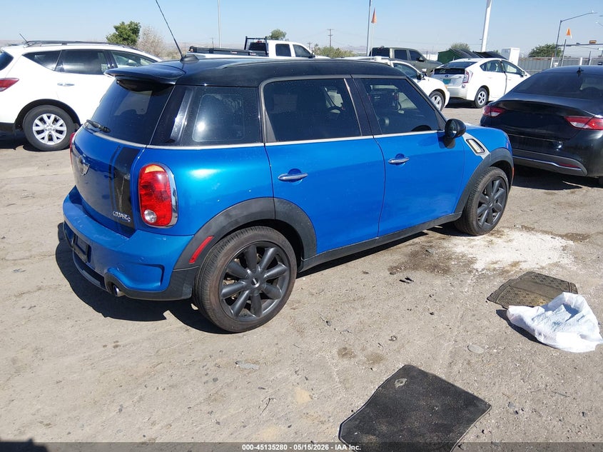 Vin: wmwzc3c52cwm27508, lot: 45632909, mini cooper s countryman 20124