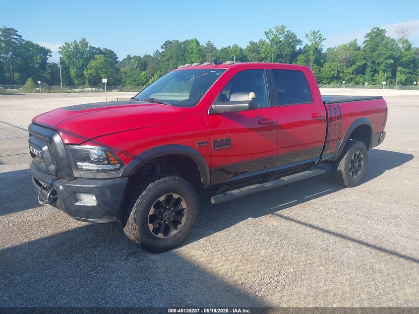 Vin: 3c6tr5ej5hg657523, lot: 45632916, ram 2500 power wagon  4x4 6'4 box 20172