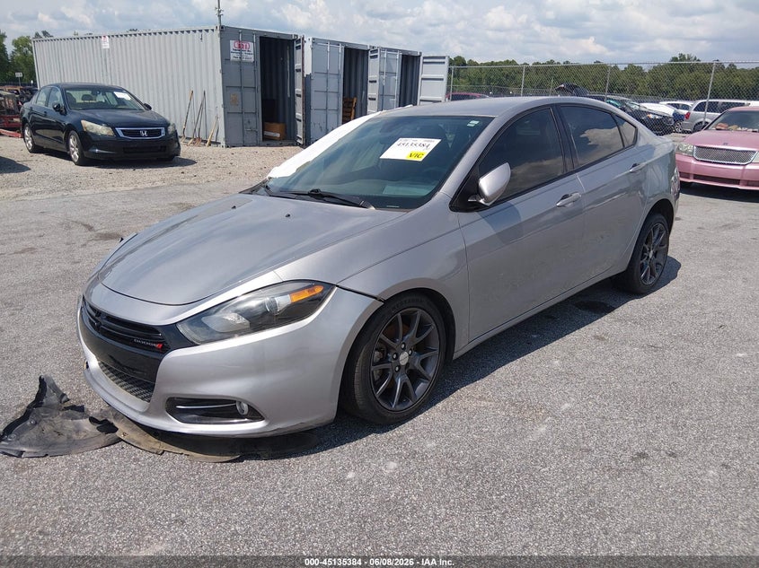 Vin: 1c3cdffa2gd823153, lot: 45633013, dodge dart sxt sport rallye 20162