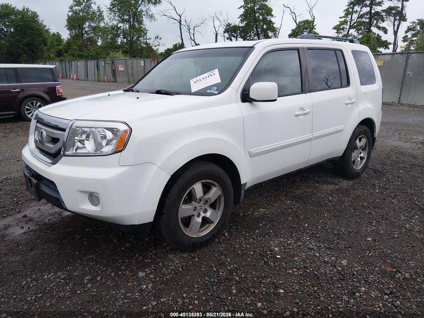 Vin: 5fnyf4h72bb044404, lot: 45633022, honda pilot ex-l 20112