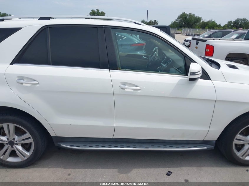 2015 Mercedes-Benz Ml 350 VIN: 4JGDA5JB1FA524185 Lot: 45135425