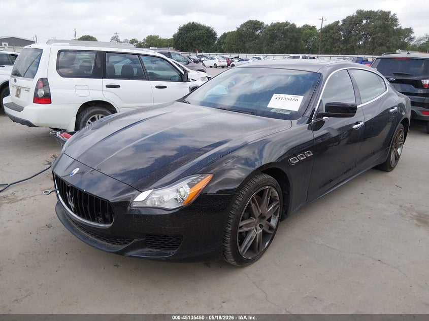 Vin: zam56rra6e1116949, lot: 45633079, maserati quattroporte s q4 20142