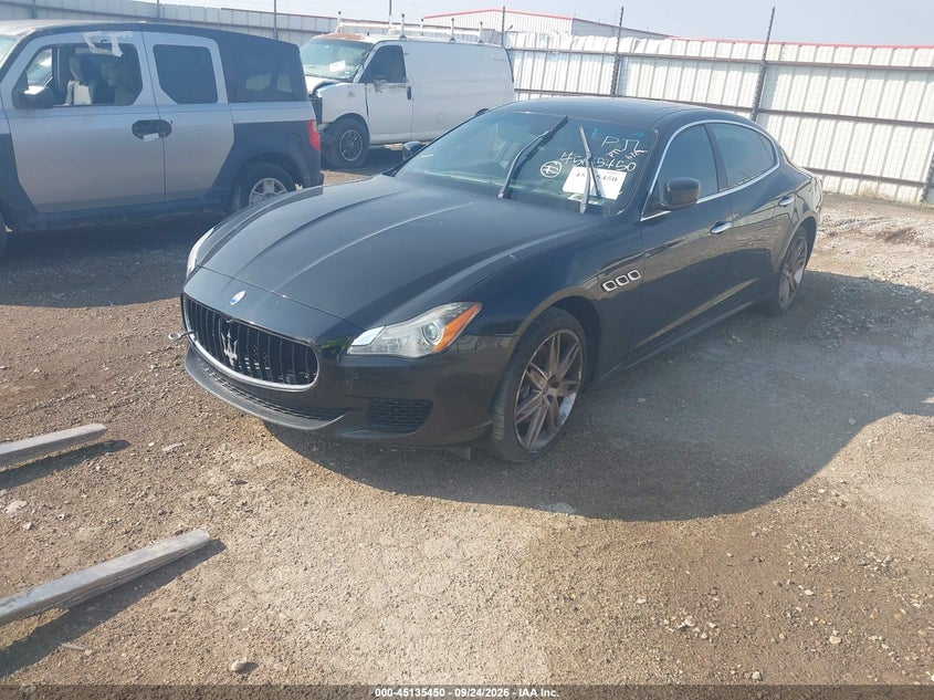 Vin: zam56rra6e1116949, lot: 45633079, maserati quattroporte s q4 20142