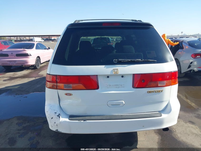 2000 Honda Odyssey Ex VIN: 2HKRL1878YH587522 Lot: 45135520