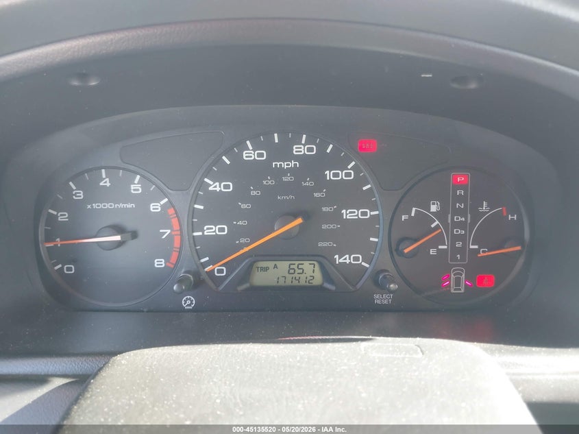 2000 Honda Odyssey Ex VIN: 2HKRL1878YH587522 Lot: 45135520