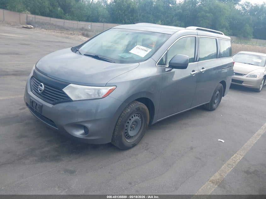Vin: jn8ae2kp6e9101658, lot: 45633217, nissan quest s 20142