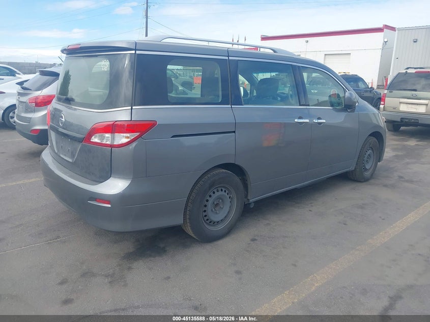 Vin: jn8ae2kp6e9101658, lot: 45633217, nissan quest s 20144
