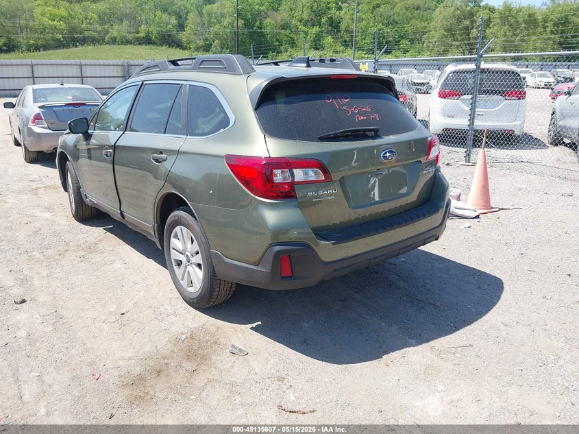 Vin: 4s4bsadc0j3362354, lot: 45633236, subaru outback 2.5i premium 20183