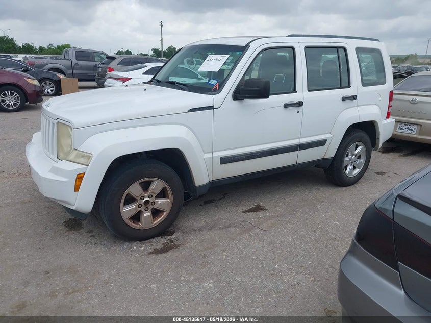 Vin: 1c4pjlak3cw188527, lot: 45633246, jeep liberty sport 20122