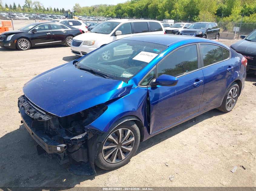 Vin: 3kpfk4a74je185184, lot: 45633260, kia forte lx 20182