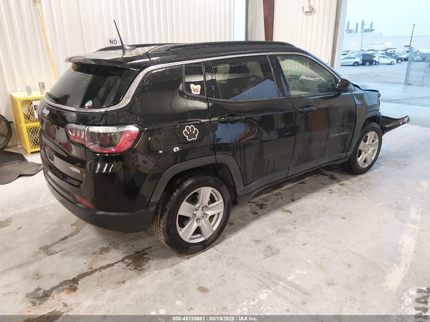 Vin: 3c4njcbb0nt224950, lot: 45633290, jeep compass latitude fwd 20224
