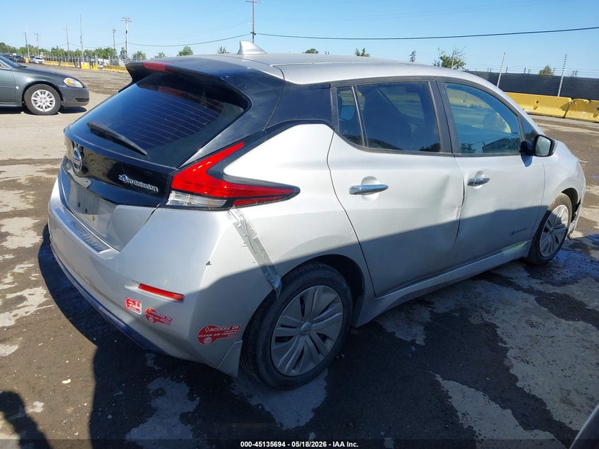Vin: 1n4az1cp7jc304084, lot: 45633323, nissan leaf s 20184